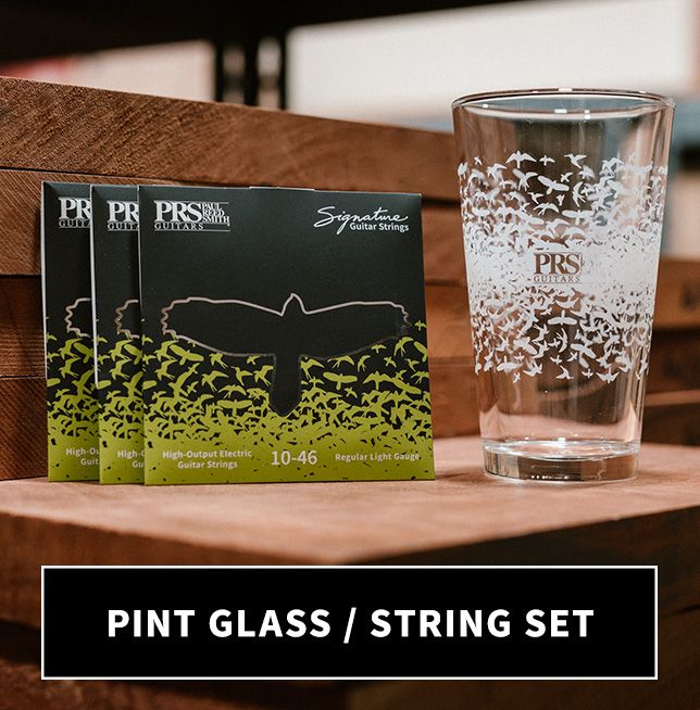 PRS Pint Glass / String Set